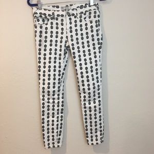 Free People Aztec printed jeans size 26